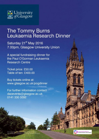 The Tommy Burns Leukaemia Research Dinner