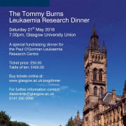 The Tommy Burns Leukaemia Research Dinner